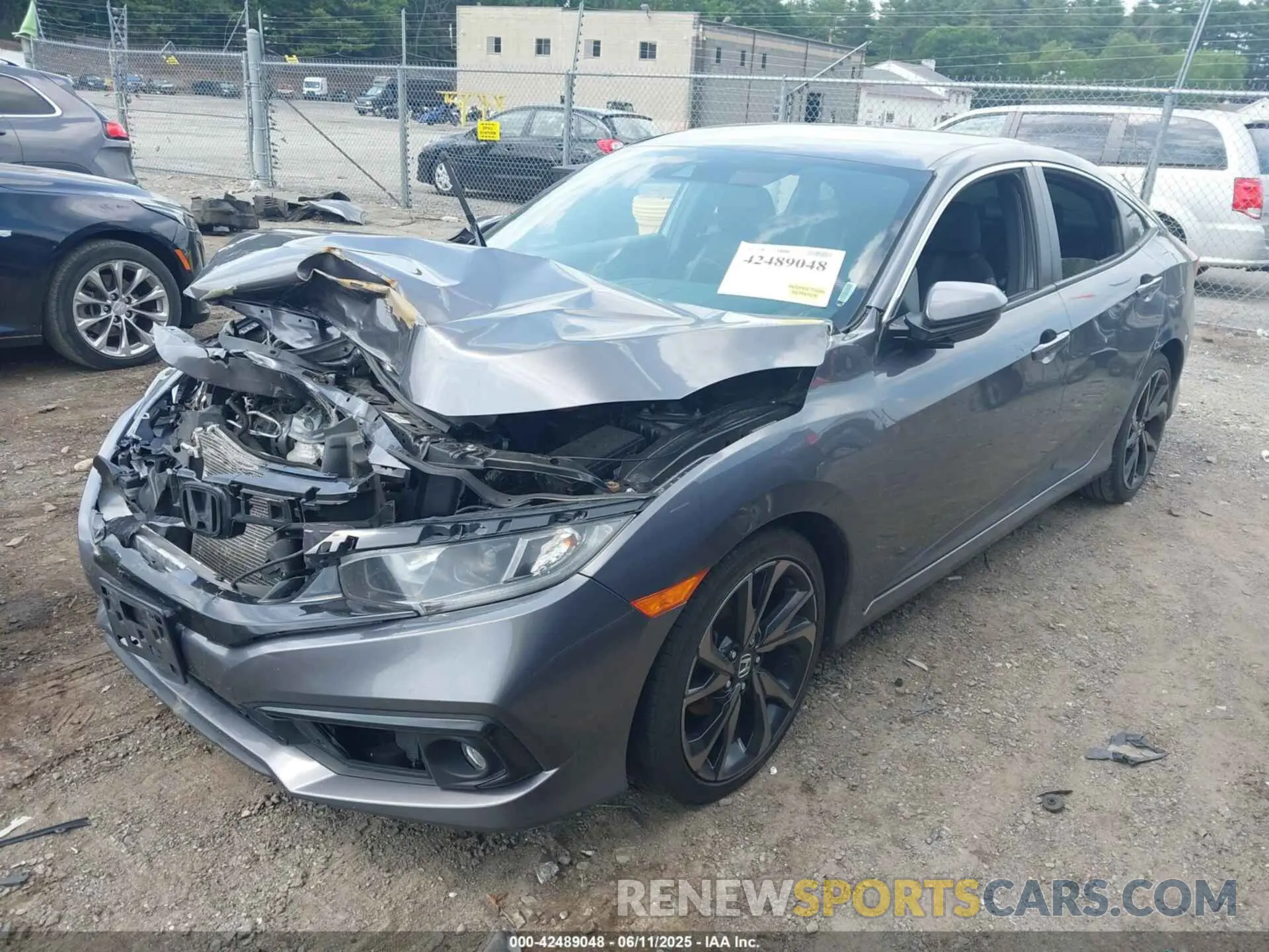 2 Photograph of a damaged car 2HGFC2F87MH518295 HONDA CIVIC 2021