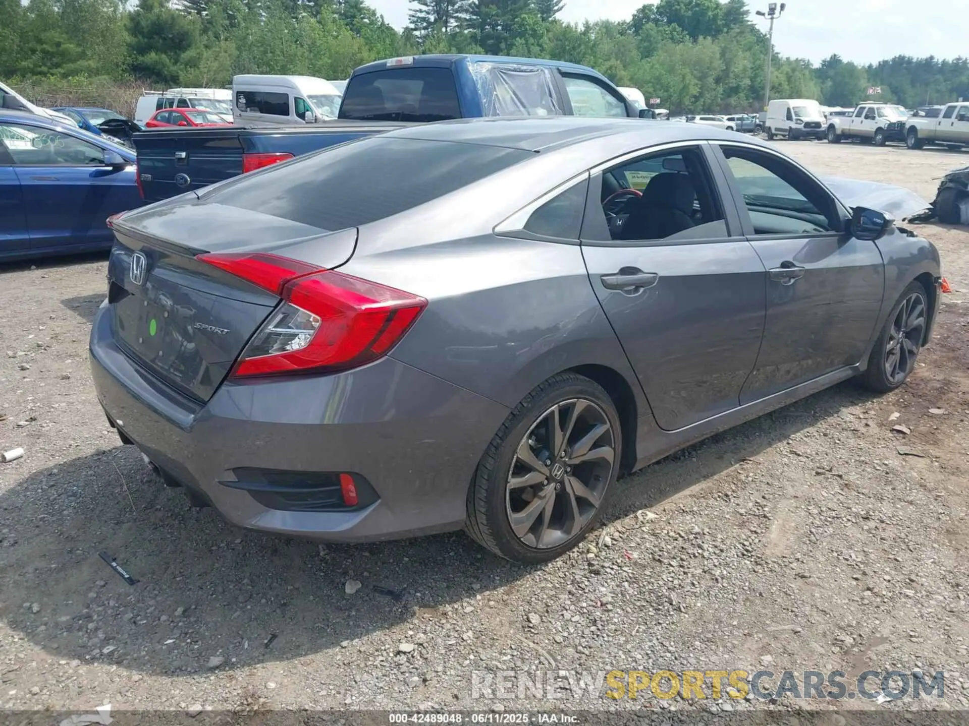 4 Photograph of a damaged car 2HGFC2F87MH518295 HONDA CIVIC 2021