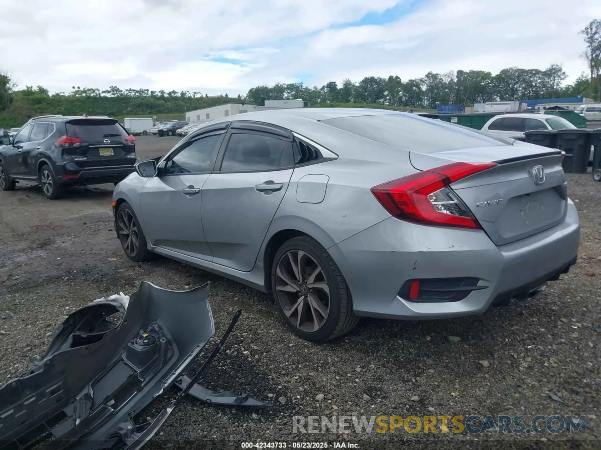 3 Photograph of a damaged car 2HGFC2F87MH521102 HONDA CIVIC 2021