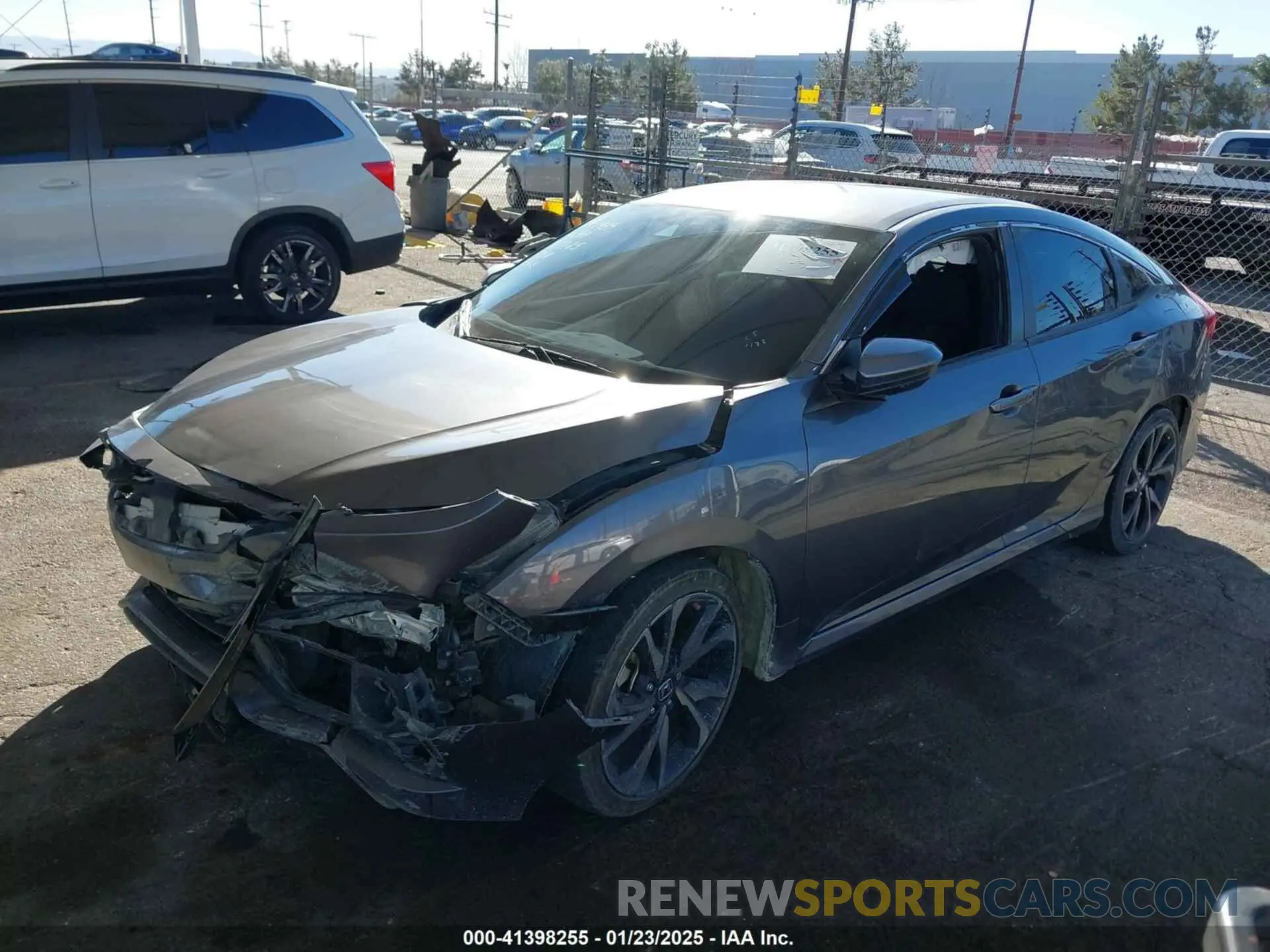 2 Photograph of a damaged car 2HGFC2F87MH535825 HONDA CIVIC 2021