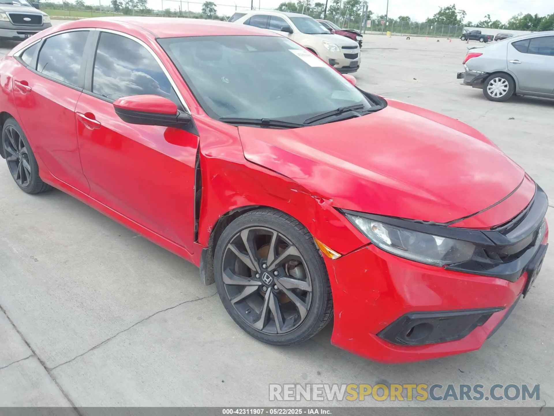 6 Photograph of a damaged car 2HGFC2F87MH539535 HONDA CIVIC 2021