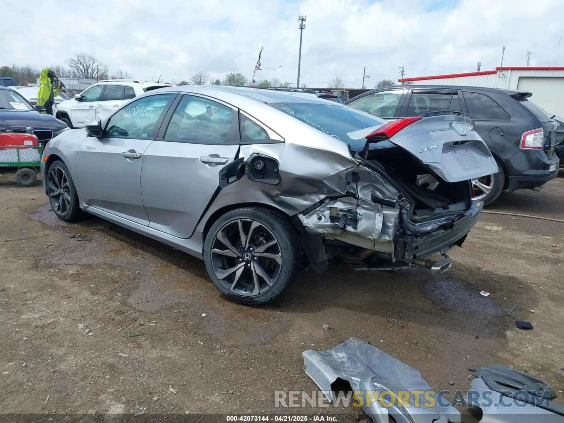 3 Фотография поврежденного автомобиля 2HGFC2F87MH541060 HONDA CIVIC 2021