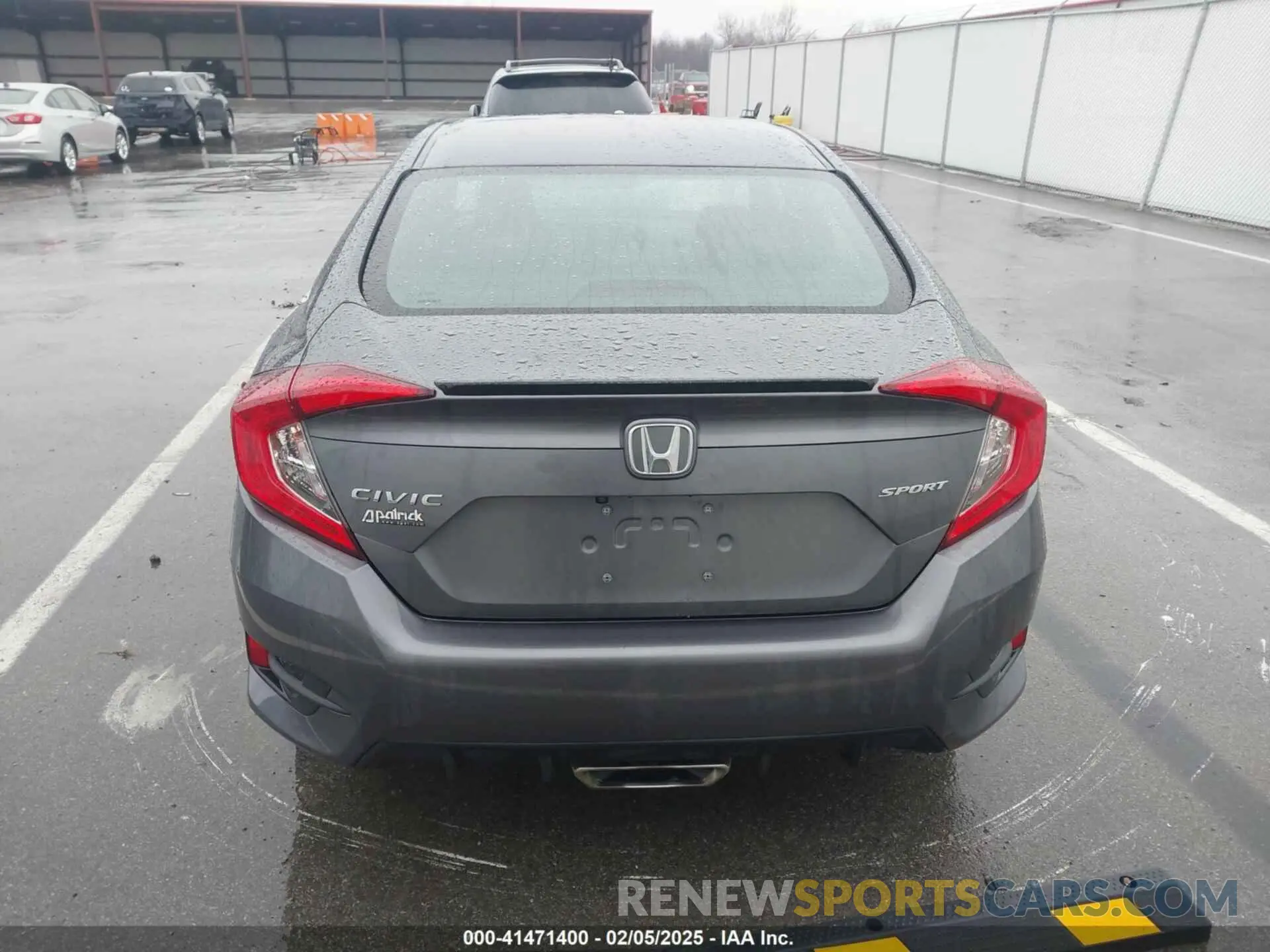16 Photograph of a damaged car 2HGFC2F87MH548249 HONDA CIVIC 2021