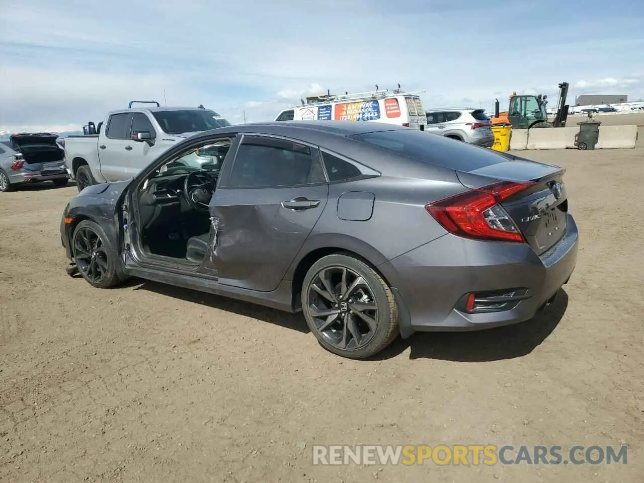 2 Фотография поврежденного автомобиля 2HGFC2F87MH555475 HONDA CIVIC 2021