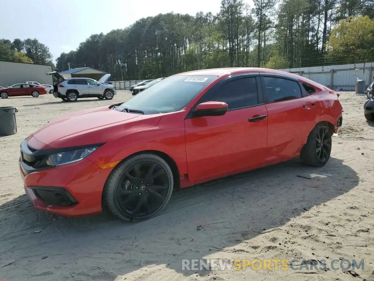 1 Photograph of a damaged car 2HGFC2F88MH501926 HONDA CIVIC 2021