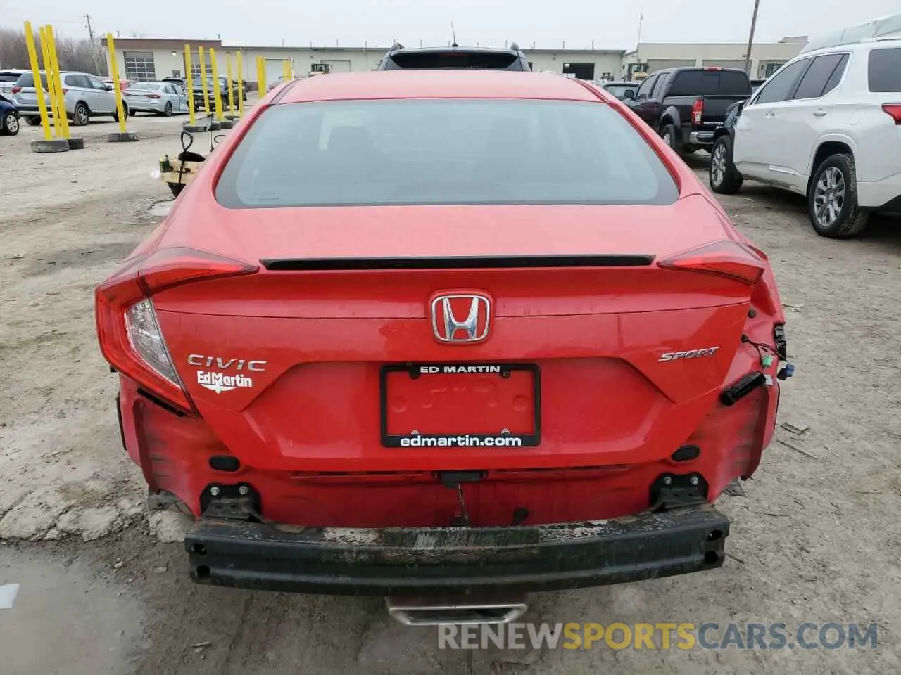 6 Photograph of a damaged car 2HGFC2F88MH536126 HONDA CIVIC 2021