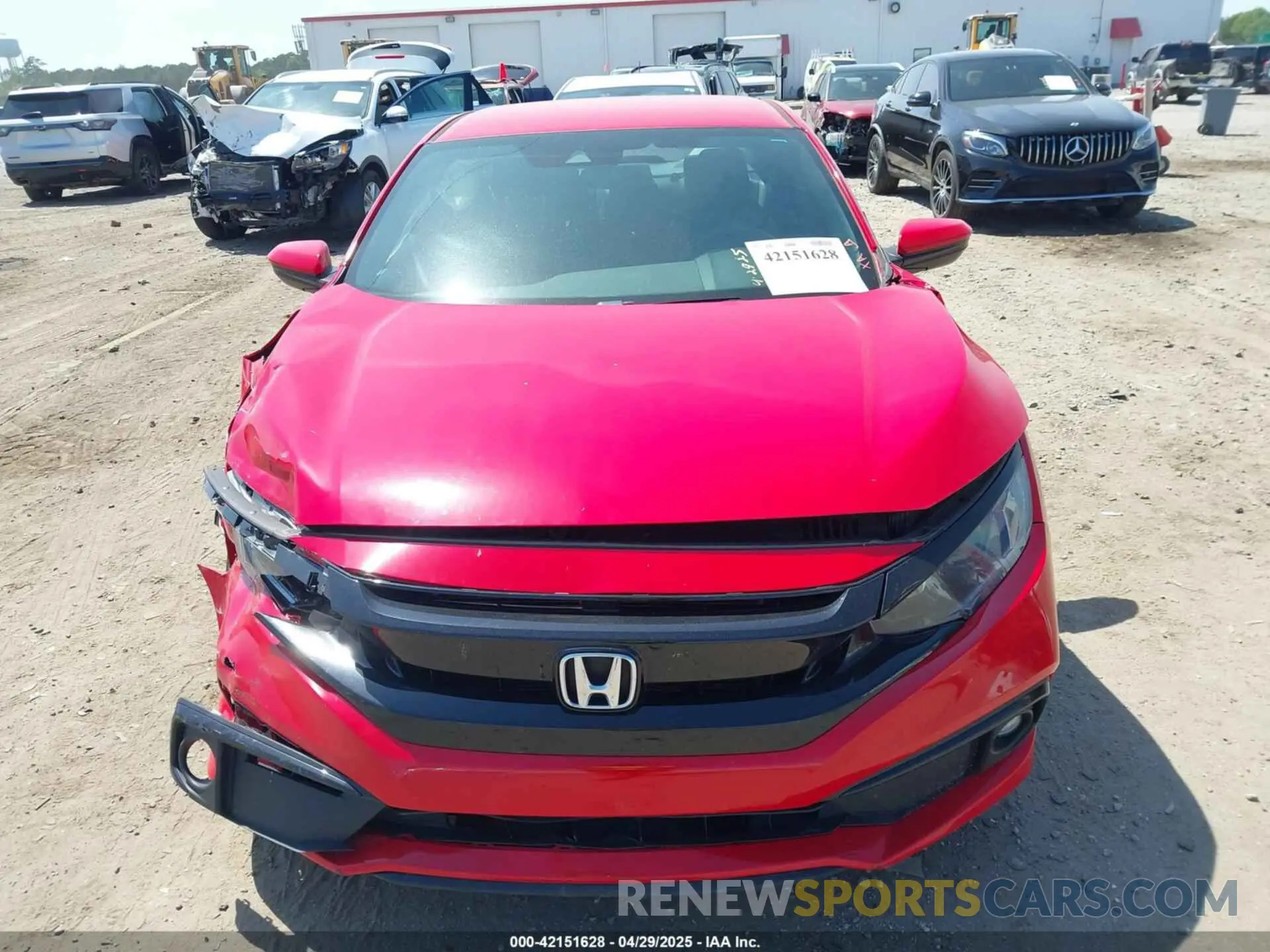 11 Photograph of a damaged car 2HGFC2F88MH536725 HONDA CIVIC 2021