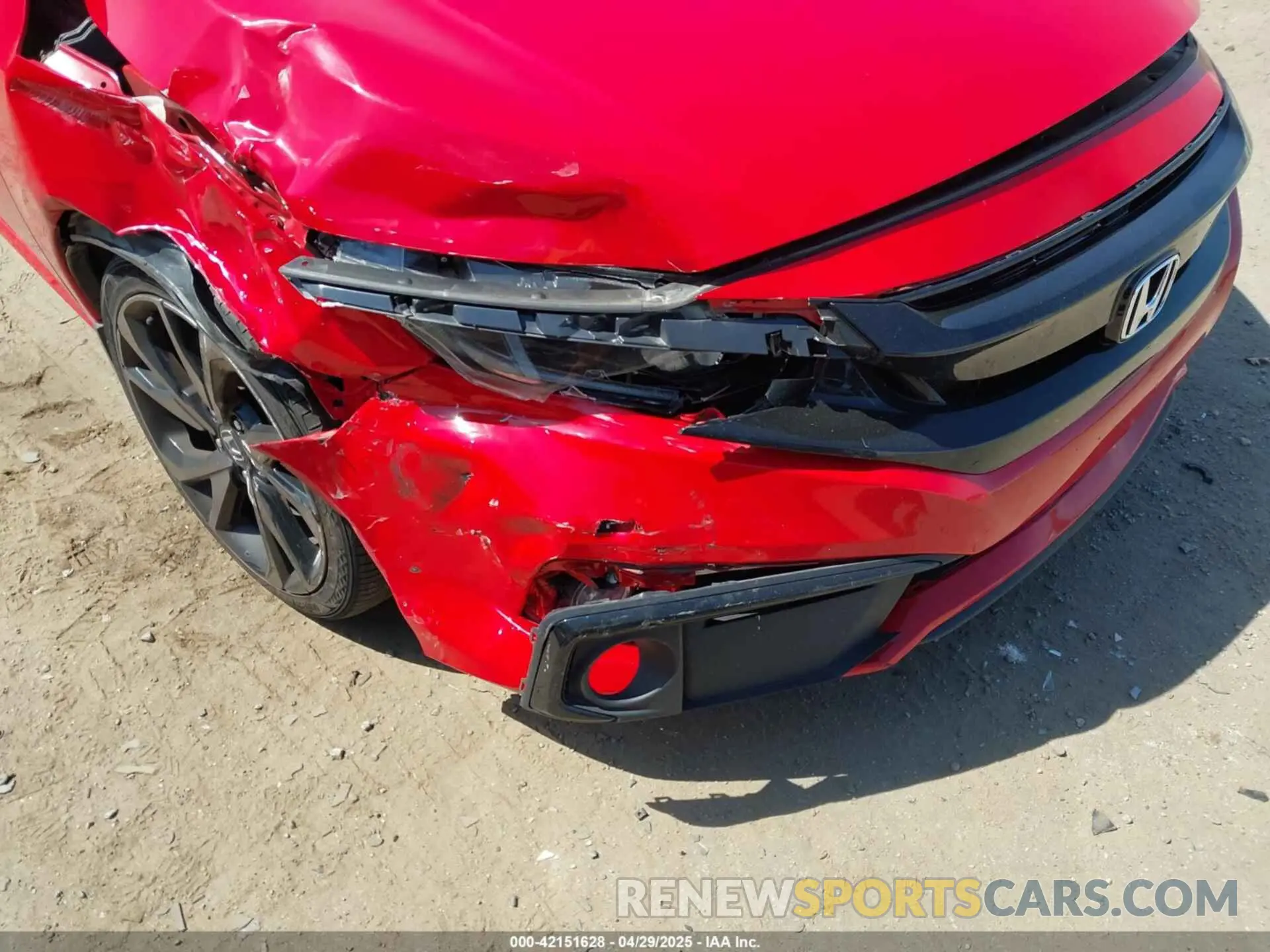 6 Photograph of a damaged car 2HGFC2F88MH536725 HONDA CIVIC 2021