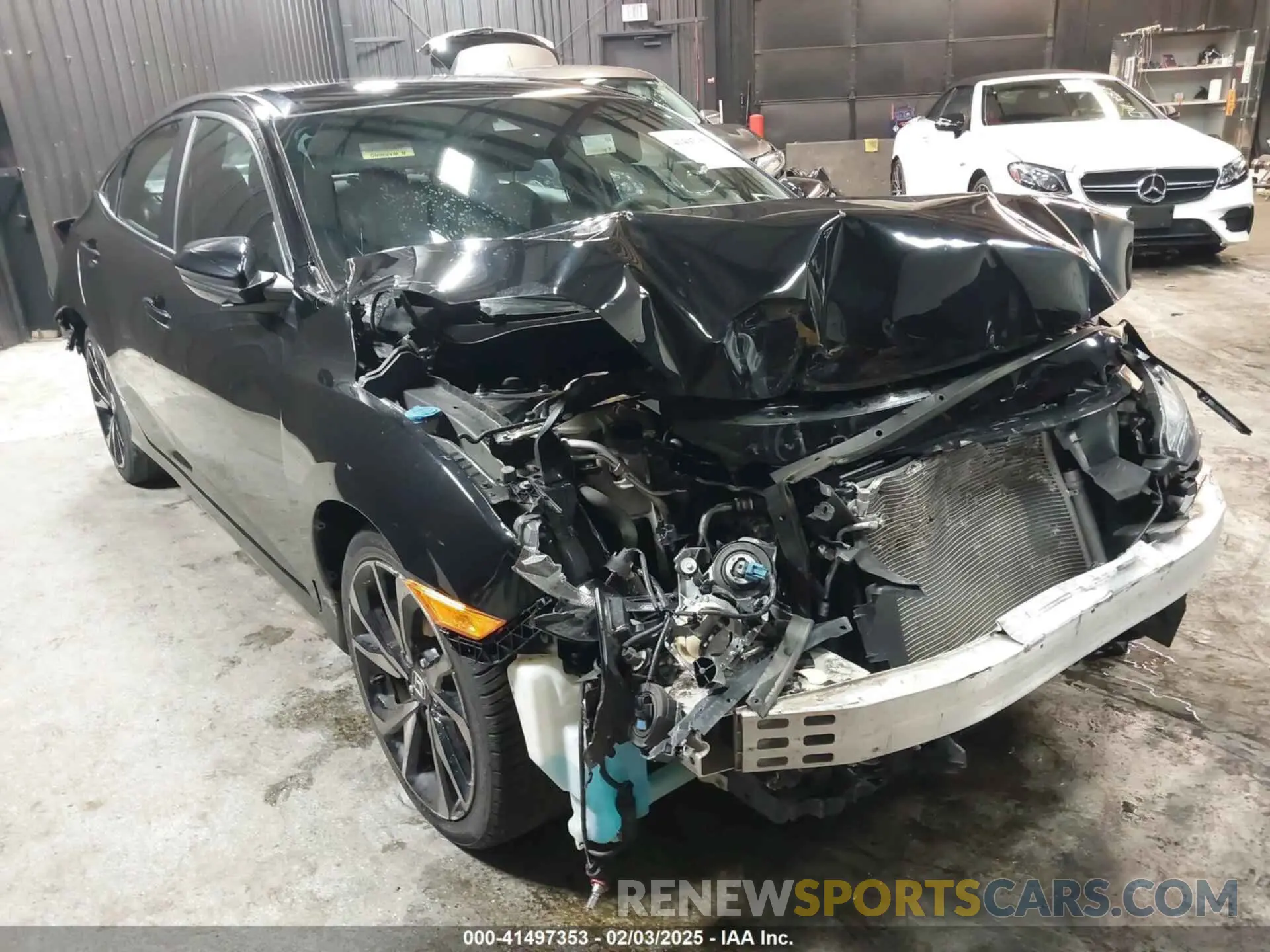 1 Photograph of a damaged car 2HGFC2F88MH544520 HONDA CIVIC 2021