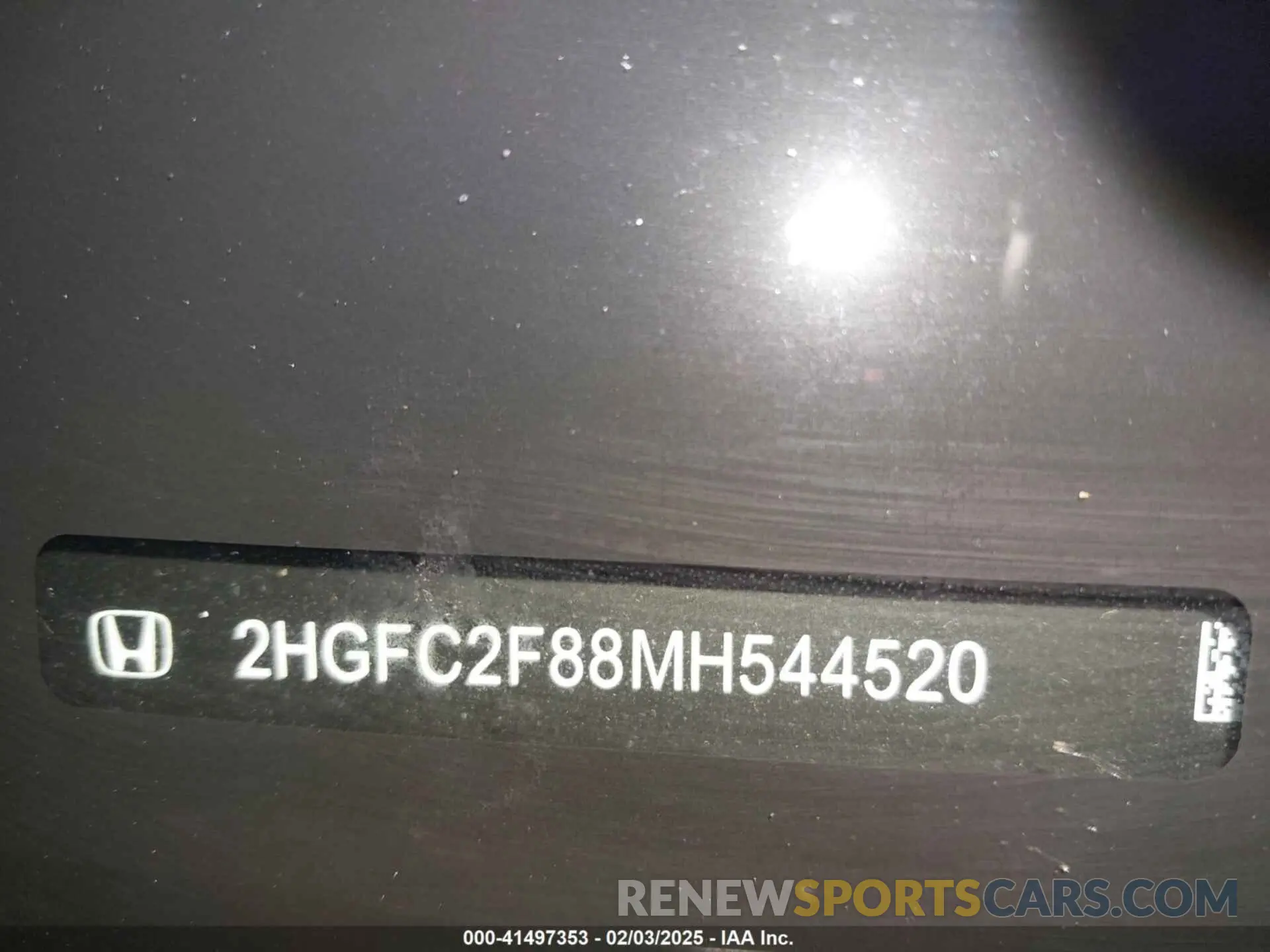 18 Photograph of a damaged car 2HGFC2F88MH544520 HONDA CIVIC 2021