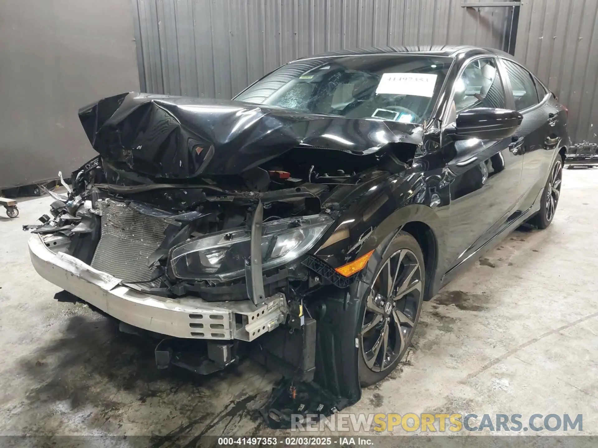 2 Photograph of a damaged car 2HGFC2F88MH544520 HONDA CIVIC 2021