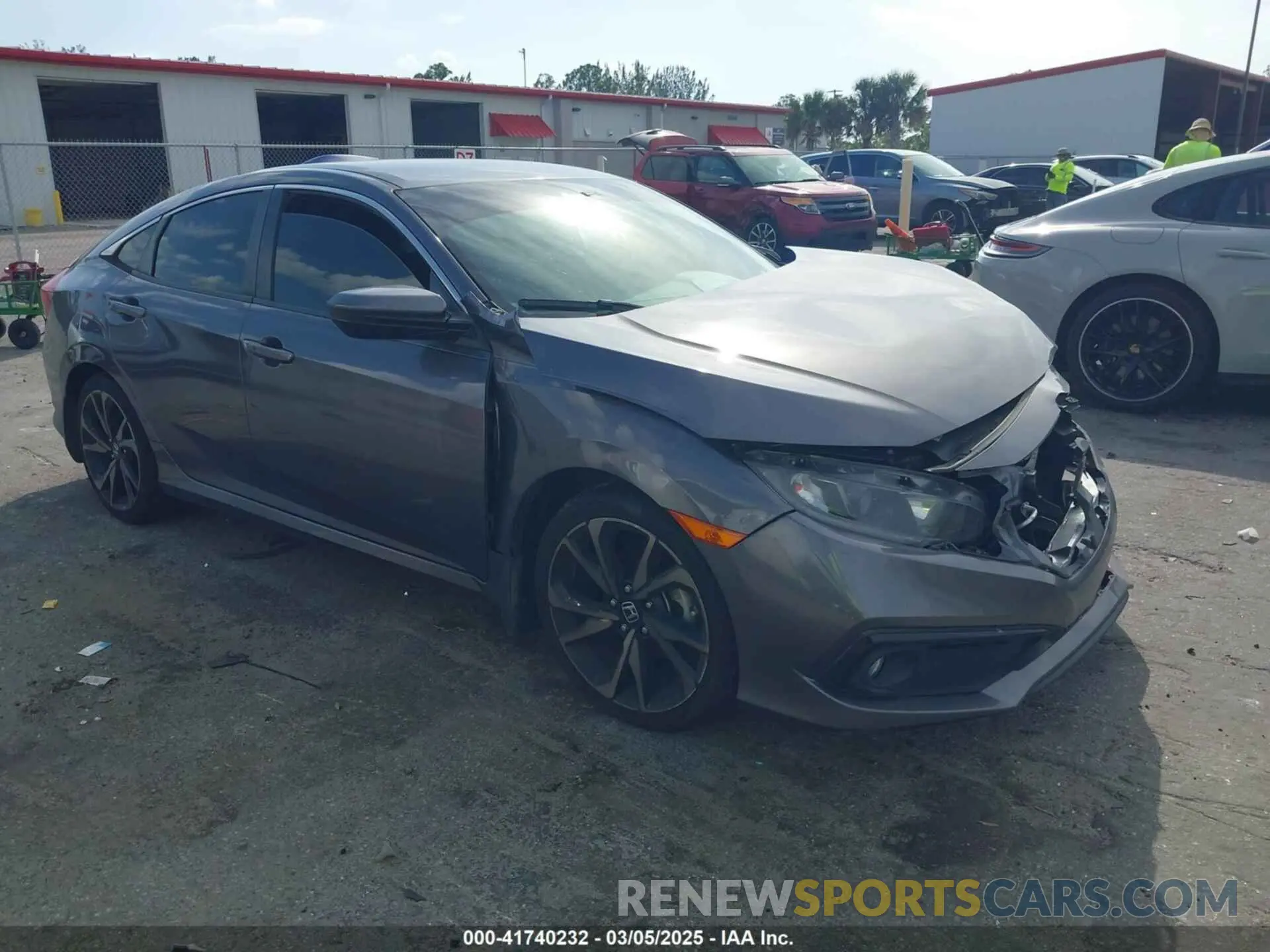 1 Photograph of a damaged car 2HGFC2F88MH556571 HONDA CIVIC 2021