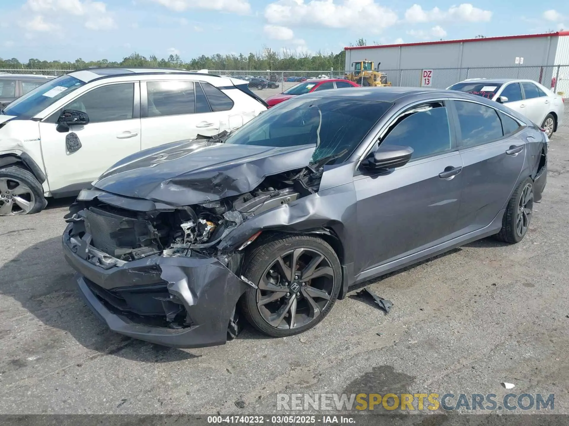 2 Photograph of a damaged car 2HGFC2F88MH556571 HONDA CIVIC 2021