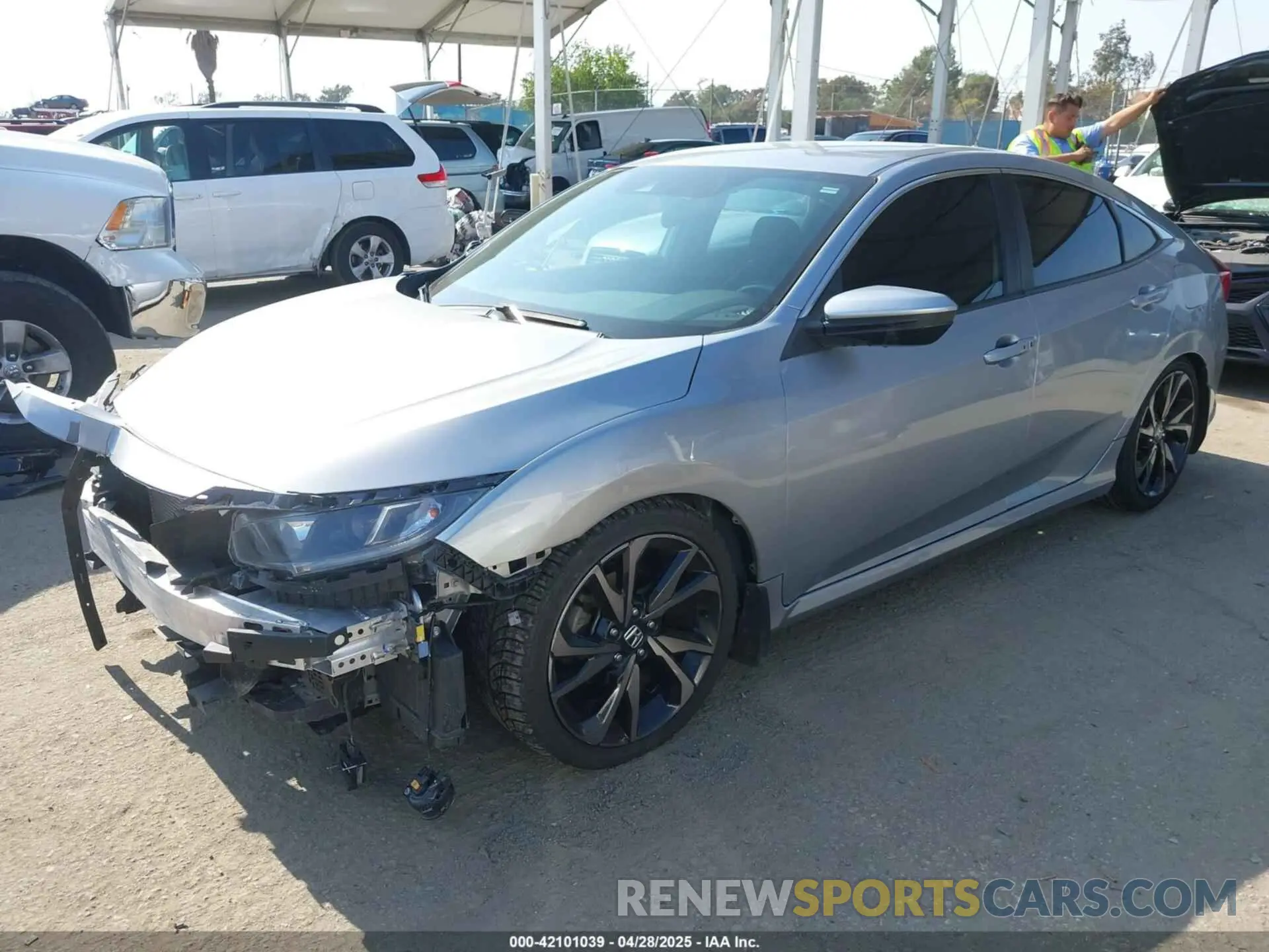 2 Фотография поврежденного автомобиля 2HGFC2F89MH506908 HONDA CIVIC 2021