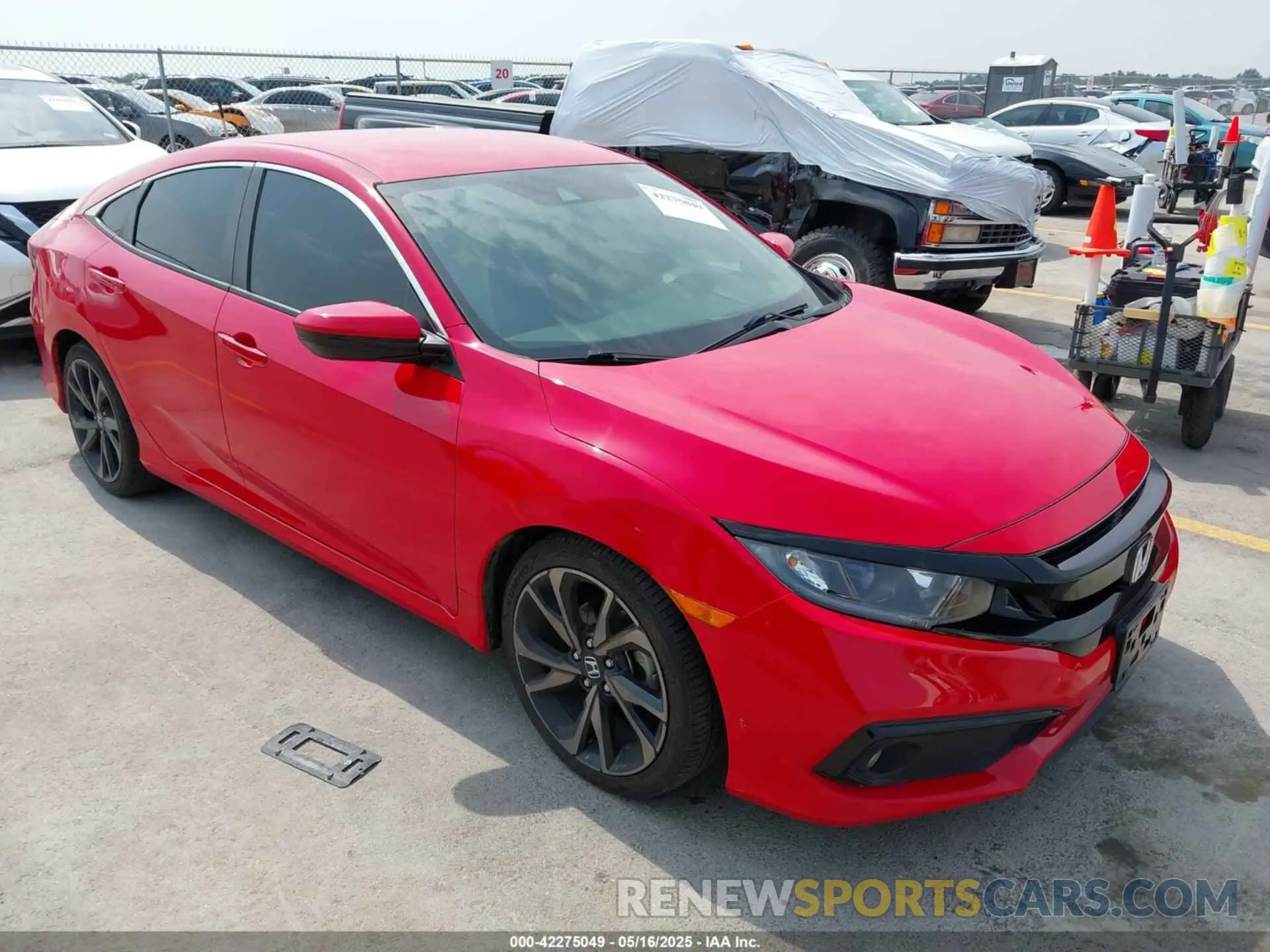 1 Фотография поврежденного автомобиля 2HGFC2F89MH516953 HONDA CIVIC 2021
