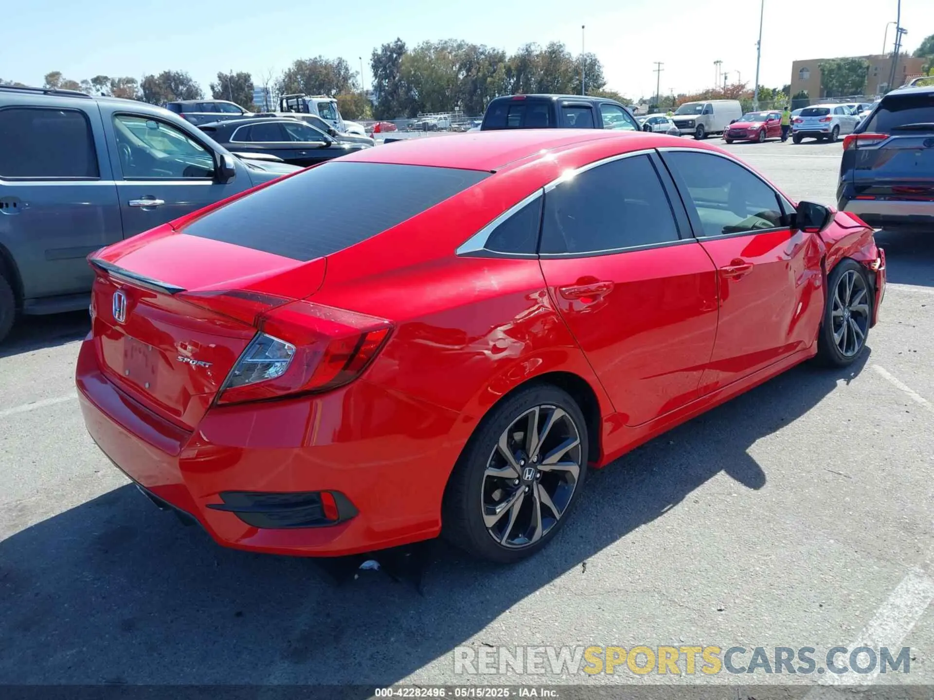 4 Photograph of a damaged car 2HGFC2F89MH523918 HONDA CIVIC 2021