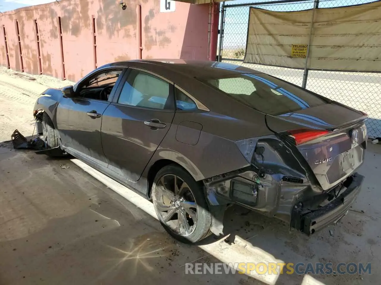 2 Фотография поврежденного автомобиля 2HGFC2F89MH538452 HONDA CIVIC 2021
