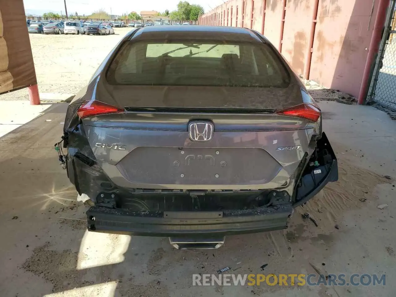 6 Фотография поврежденного автомобиля 2HGFC2F89MH538452 HONDA CIVIC 2021