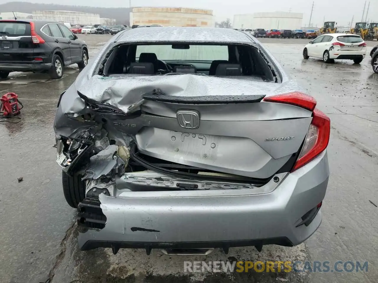 6 Photograph of a damaged car 2HGFC2F89MH547412 HONDA CIVIC 2021
