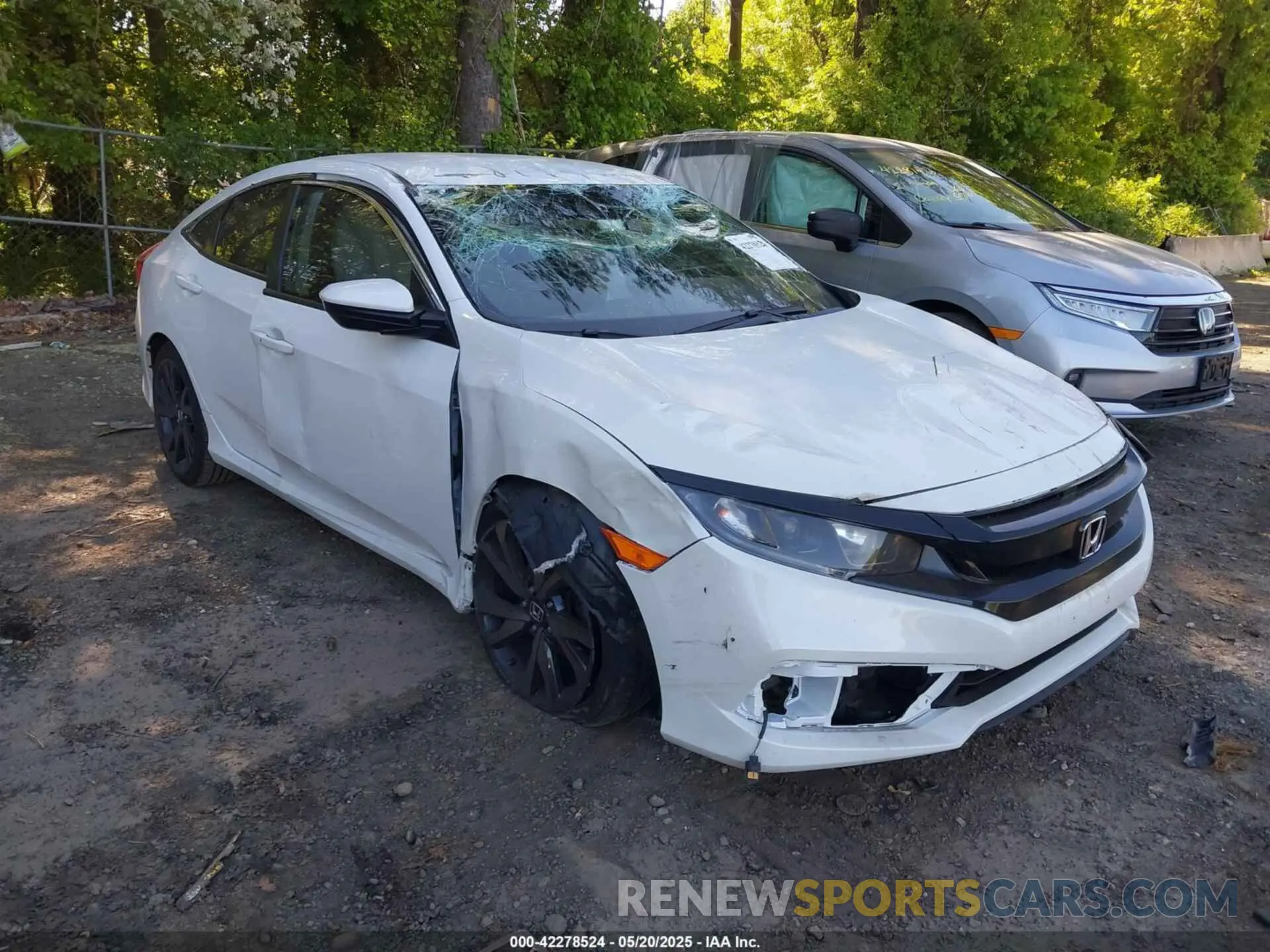1 Photograph of a damaged car 2HGFC2F8XMH507288 HONDA CIVIC 2021