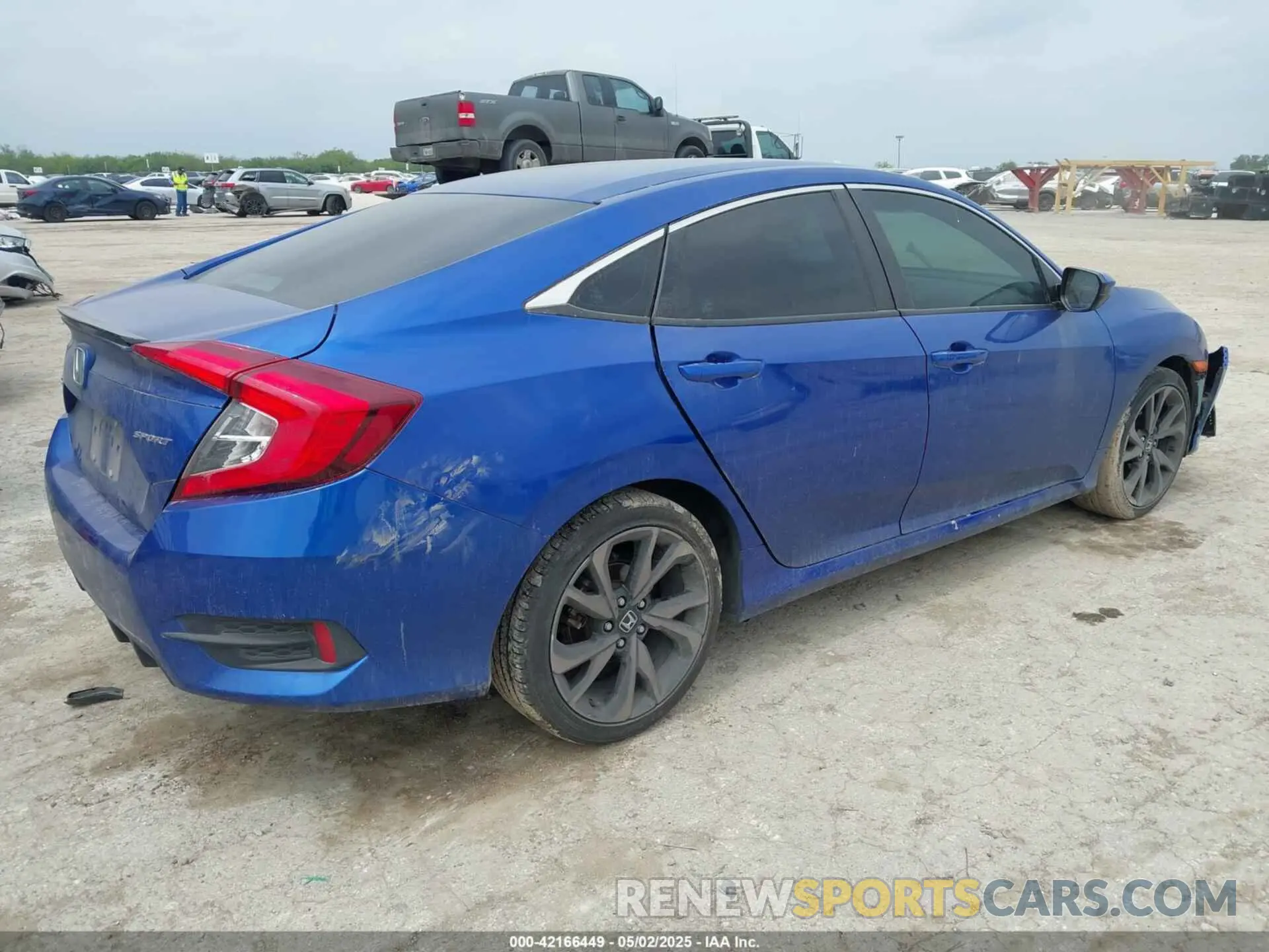 4 Photograph of a damaged car 2HGFC2F8XMH518632 HONDA CIVIC 2021