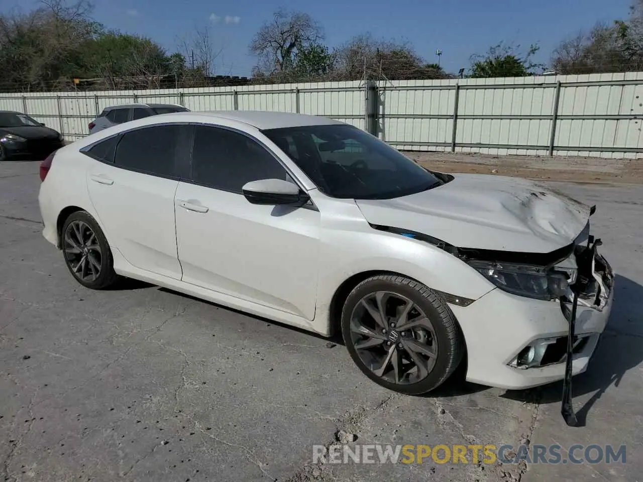 4 Photograph of a damaged car 2HGFC2F8XMH522521 HONDA CIVIC 2021