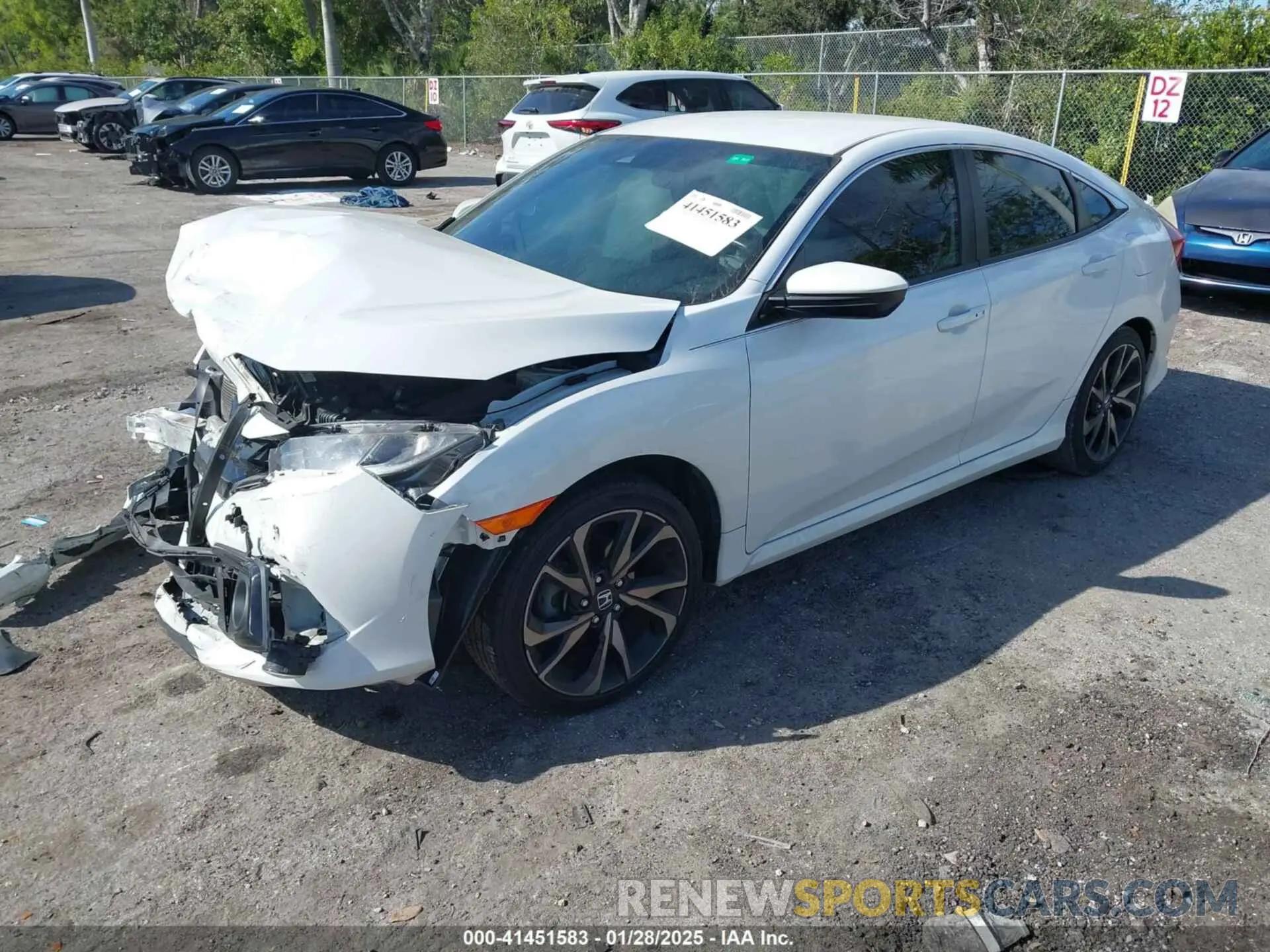 2 Фотография поврежденного автомобиля 2HGFC2F8XMH526164 HONDA CIVIC 2021