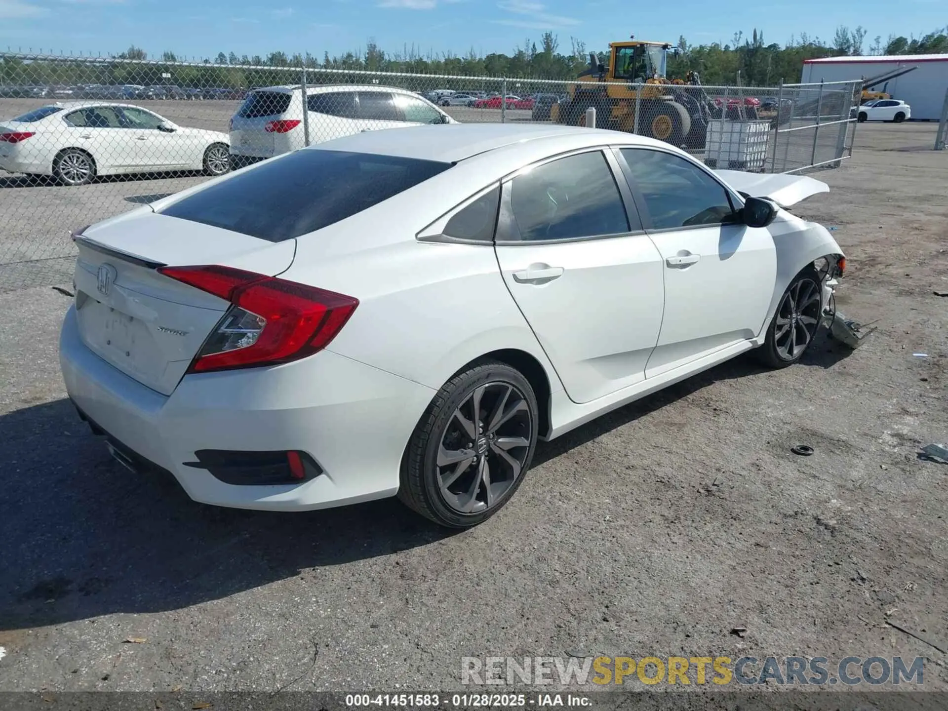 4 Фотография поврежденного автомобиля 2HGFC2F8XMH526164 HONDA CIVIC 2021