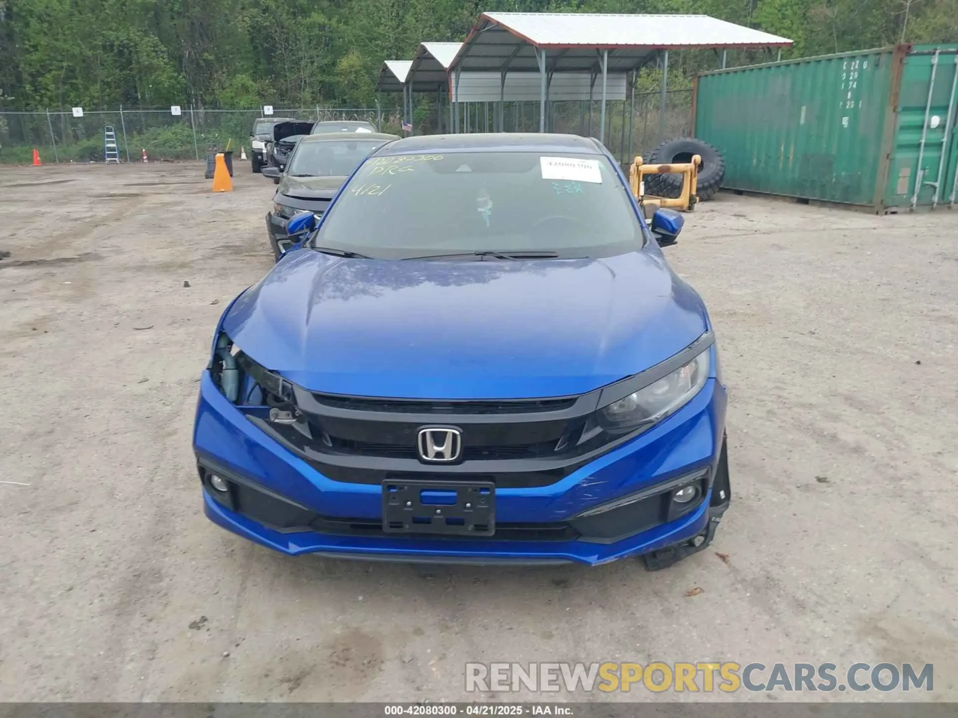 12 Photograph of a damaged car 2HGFC2F8XMH529887 HONDA CIVIC 2021