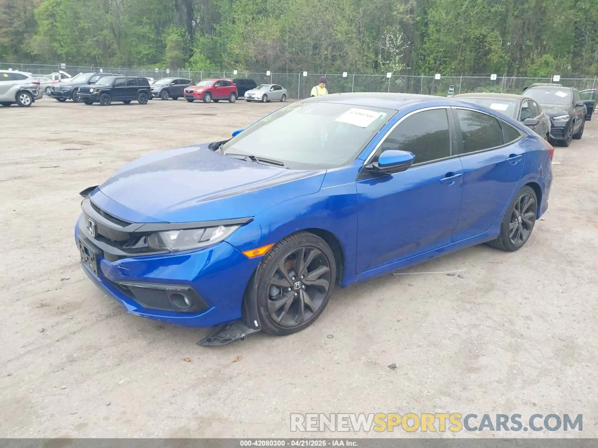 2 Photograph of a damaged car 2HGFC2F8XMH529887 HONDA CIVIC 2021