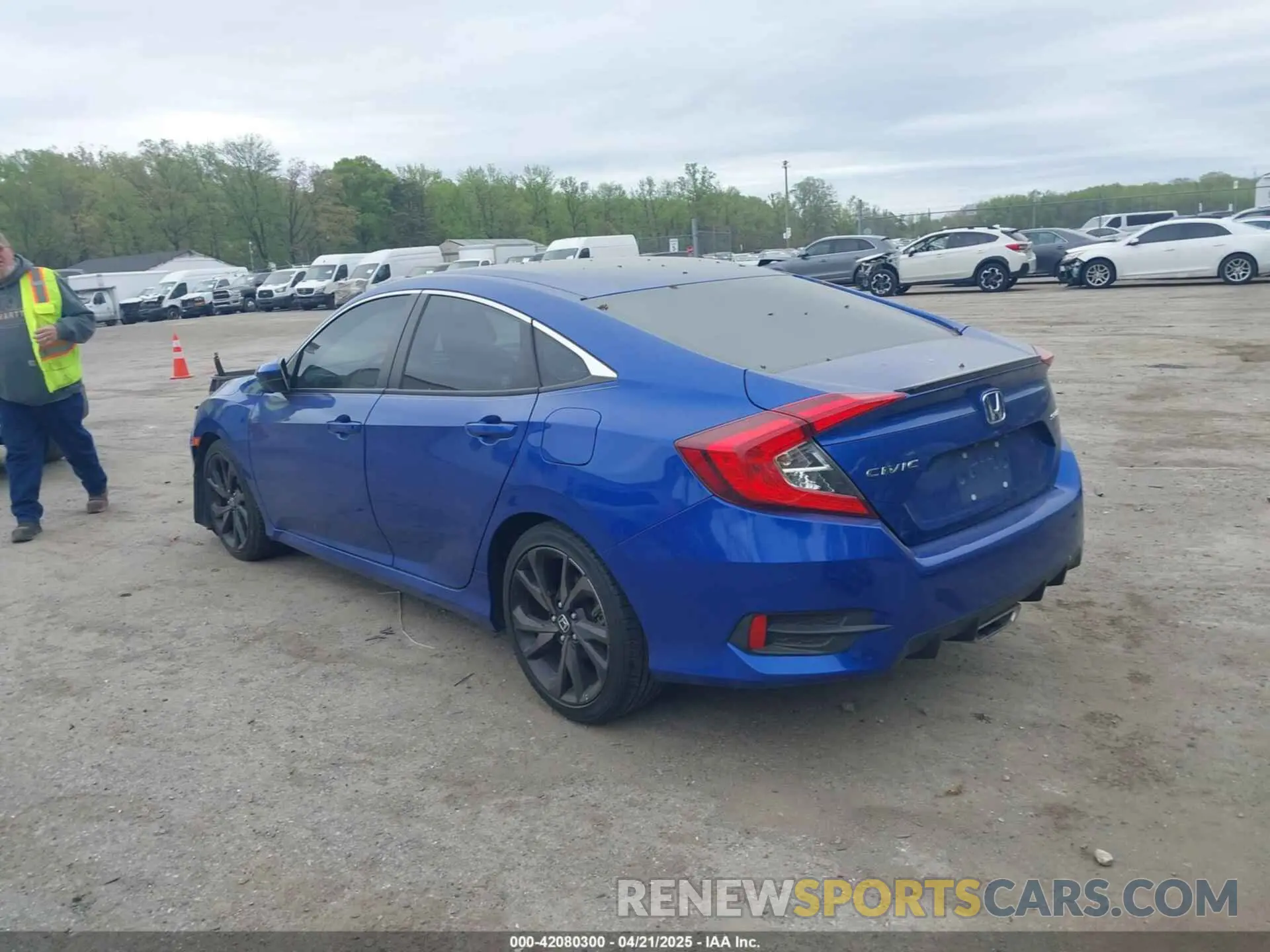 3 Photograph of a damaged car 2HGFC2F8XMH529887 HONDA CIVIC 2021