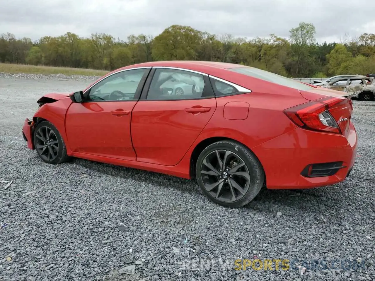 2 Photograph of a damaged car 2HGFC2F8XMH535088 HONDA CIVIC 2021
