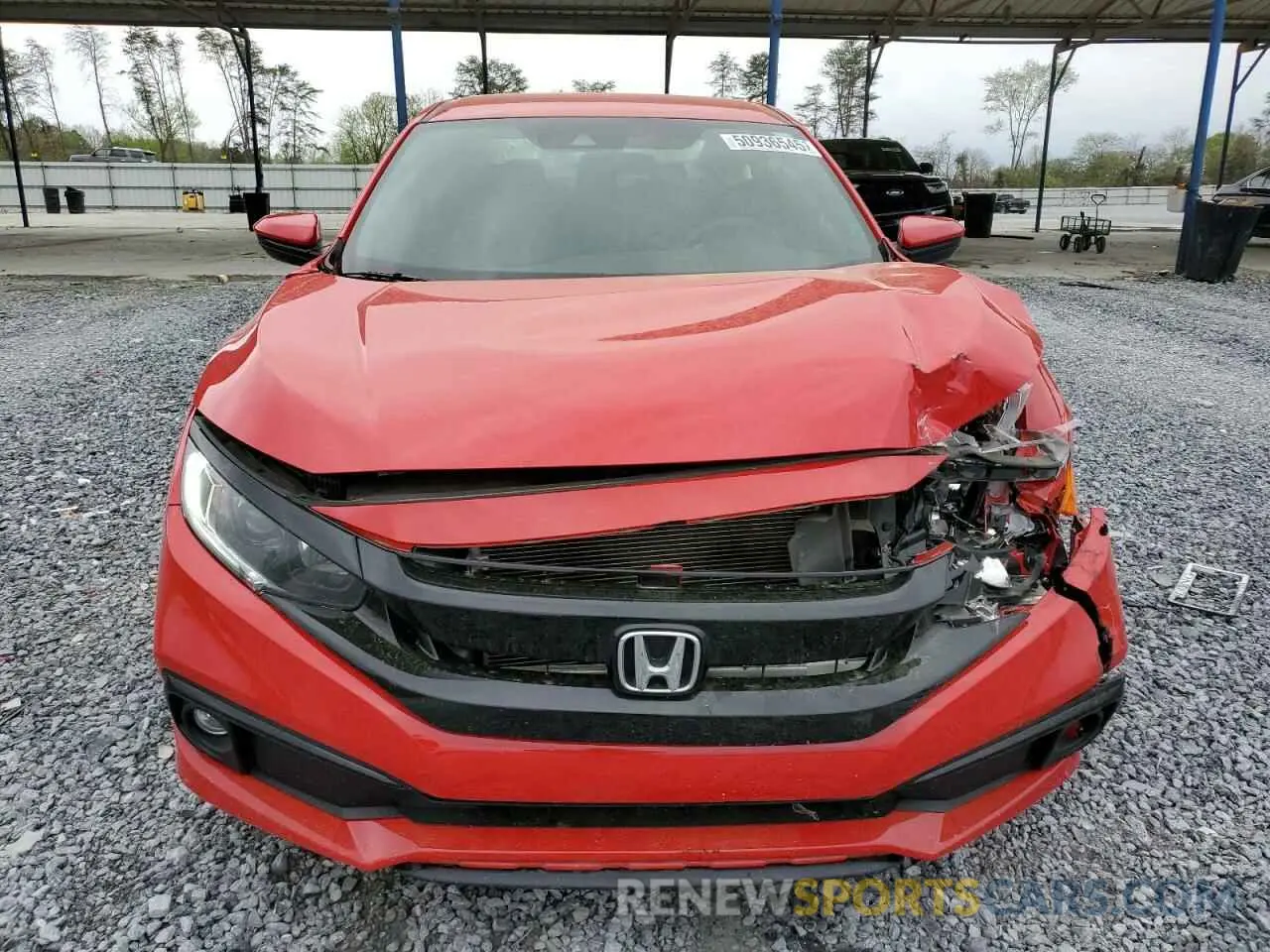 5 Photograph of a damaged car 2HGFC2F8XMH535088 HONDA CIVIC 2021