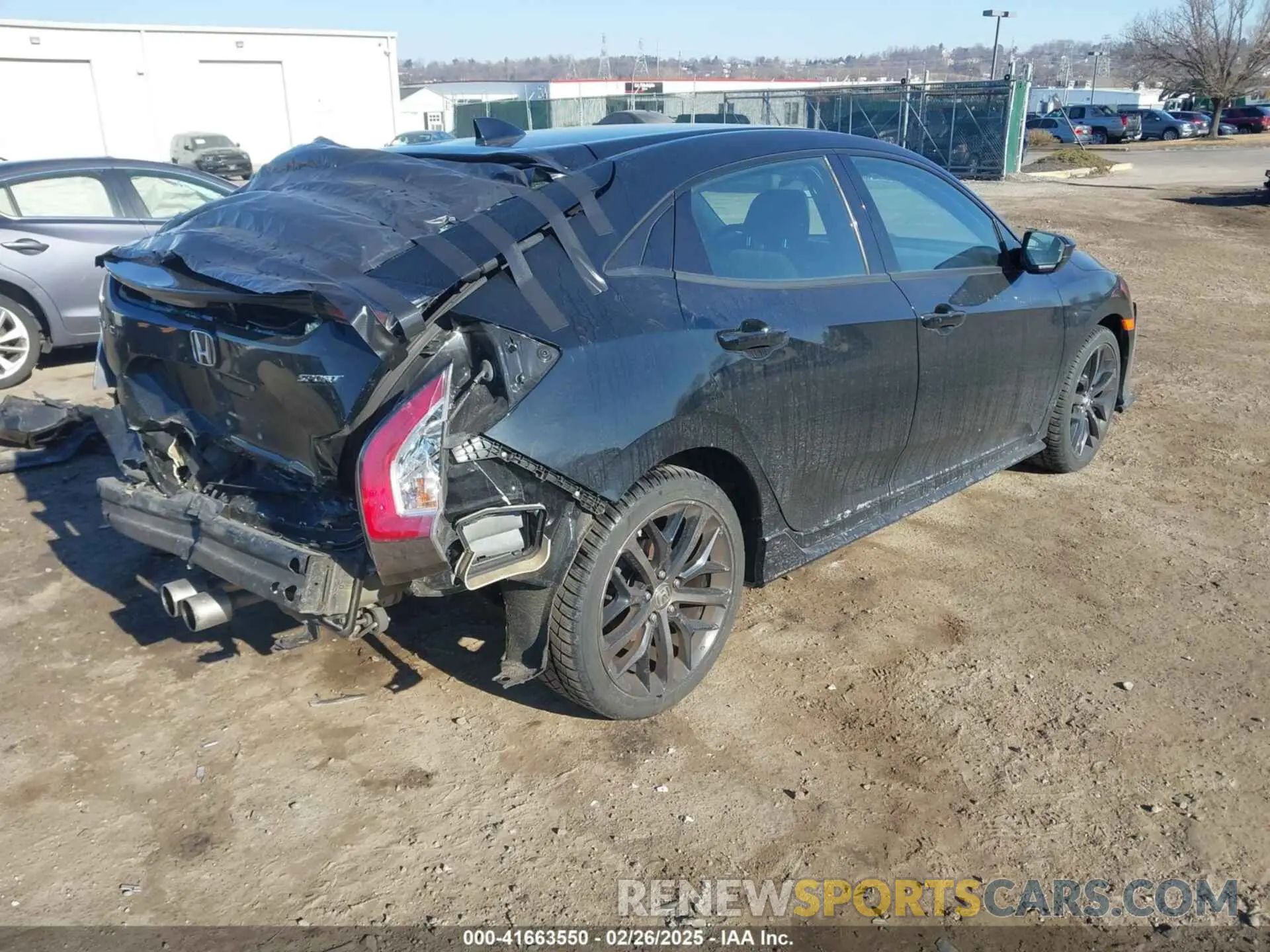4 Фотография поврежденного автомобиля SHHFK7G45MU218575 HONDA CIVIC 2021