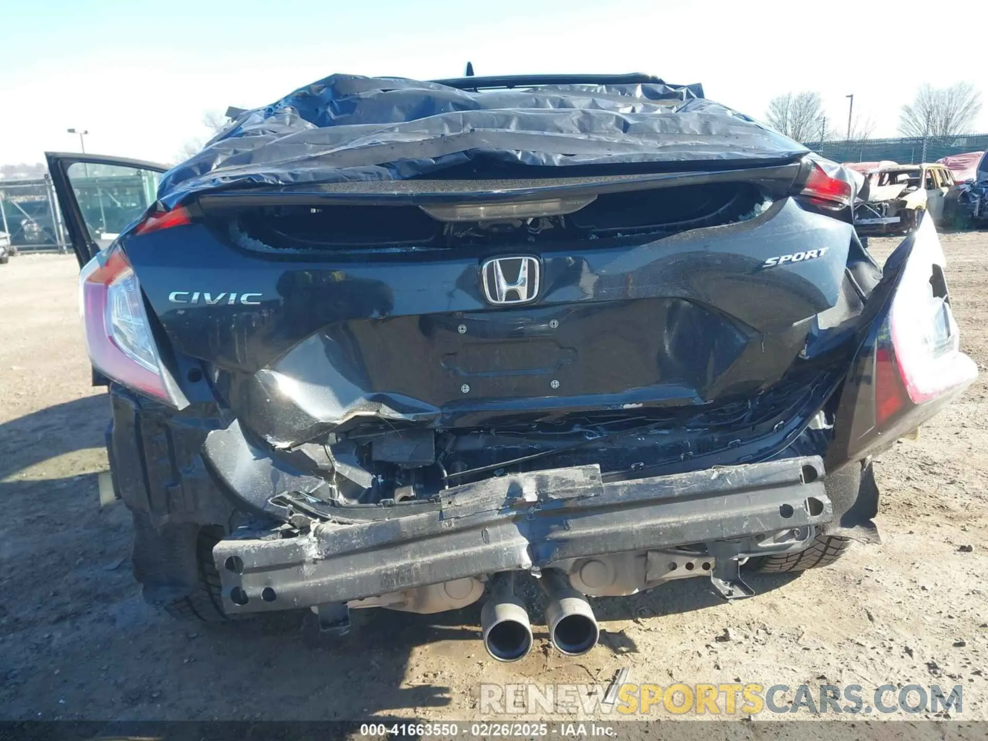 6 Фотография поврежденного автомобиля SHHFK7G45MU218575 HONDA CIVIC 2021