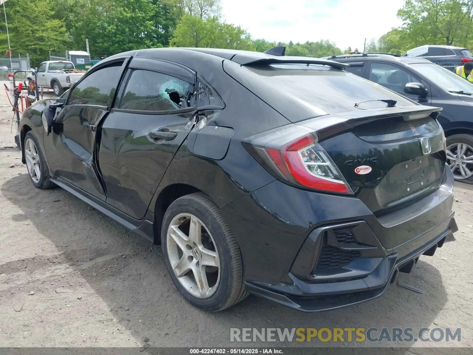 3 Photograph of a damaged car SHHFK7G48MU216299 HONDA CIVIC 2021