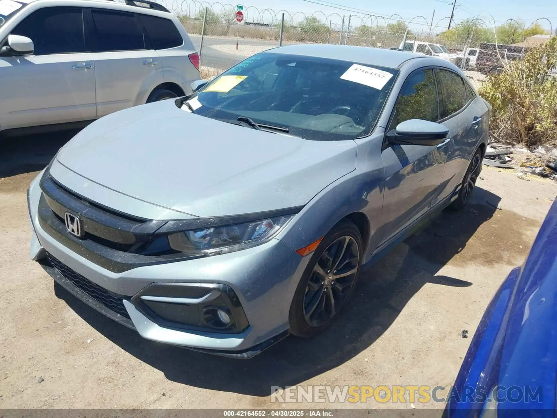 2 Фотография поврежденного автомобиля SHHFK7G49MU204131 HONDA CIVIC 2021