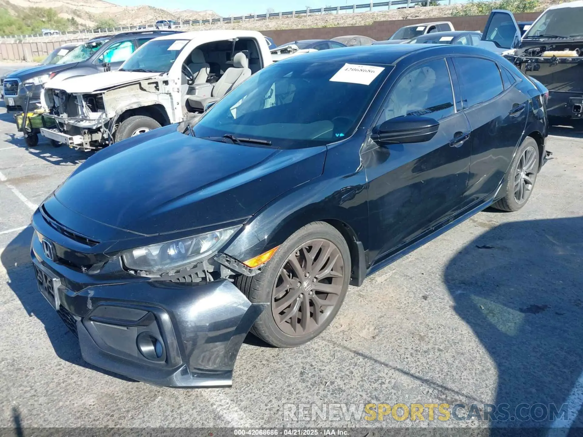 2 Фотография поврежденного автомобиля SHHFK7H40MU206994 HONDA CIVIC 2021