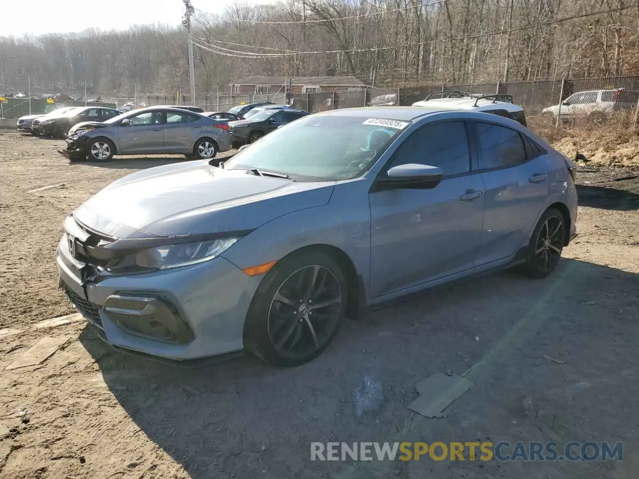 1 Photograph of a damaged car SHHFK7H40MU231295 HONDA CIVIC 2021