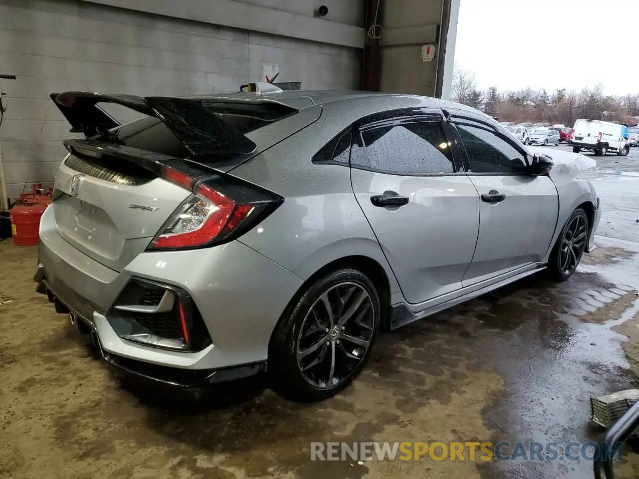 3 Фотография поврежденного автомобиля SHHFK7H41MU413944 HONDA CIVIC 2021