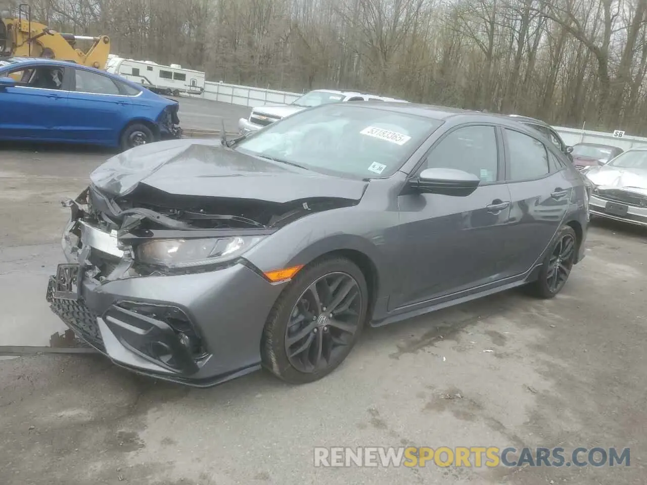 1 Photograph of a damaged car SHHFK7H42MU418974 HONDA CIVIC 2021