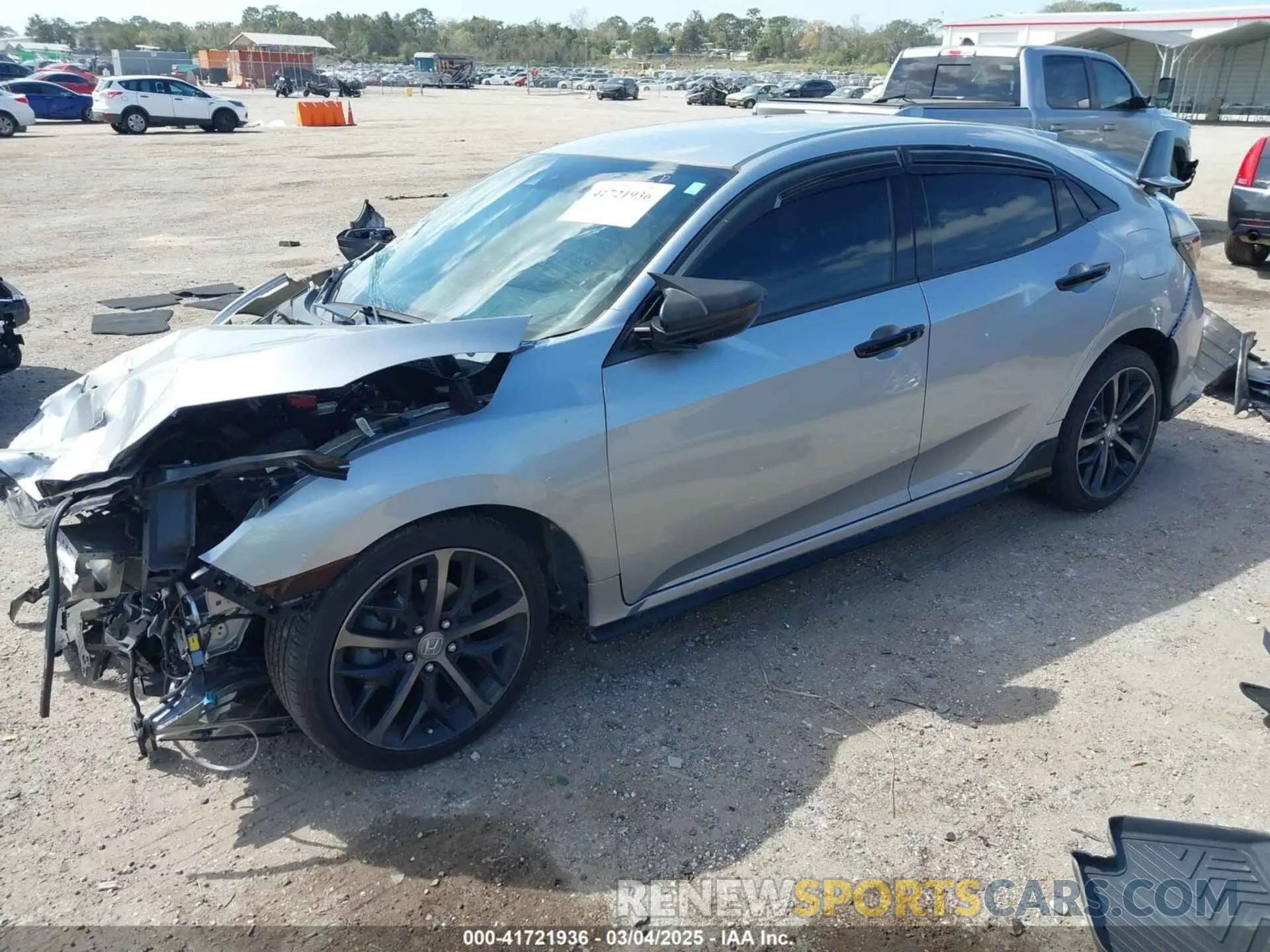 2 Фотография поврежденного автомобиля SHHFK7H43MU225961 HONDA CIVIC 2021
