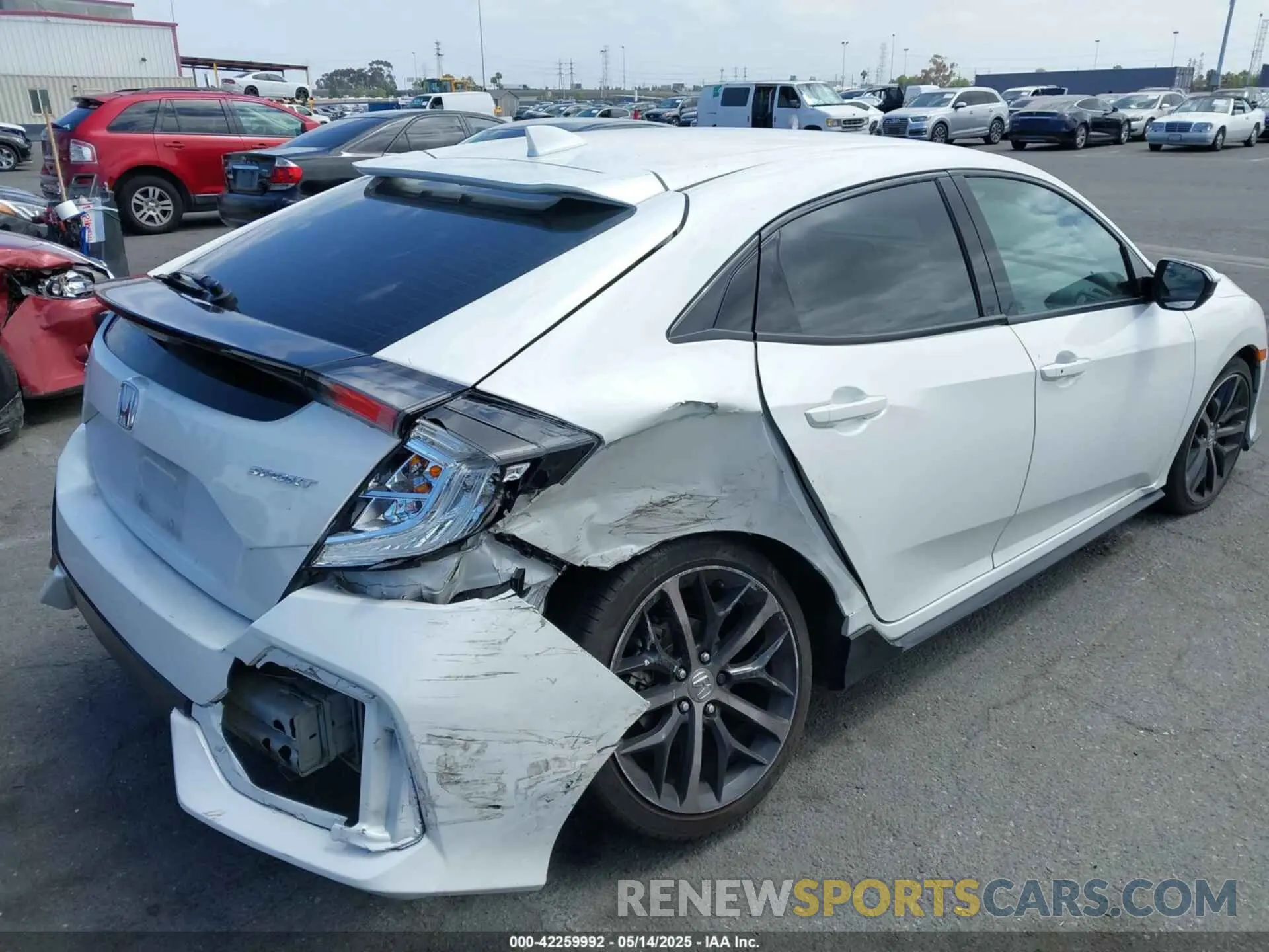 4 Фотография поврежденного автомобиля SHHFK7H43MU423035 HONDA CIVIC 2021