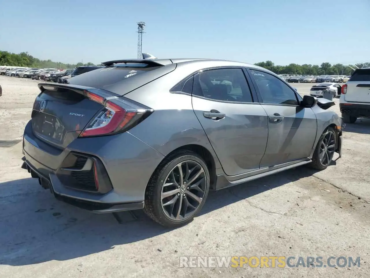 3 Photograph of a damaged car SHHFK7H45MU211060 HONDA CIVIC 2021
