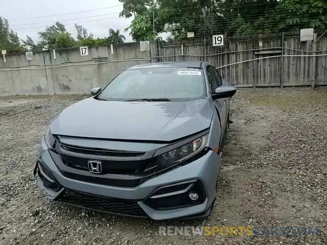 10 Photograph of a damaged car SHHFK7H45MU218803 HONDA CIVIC 2021