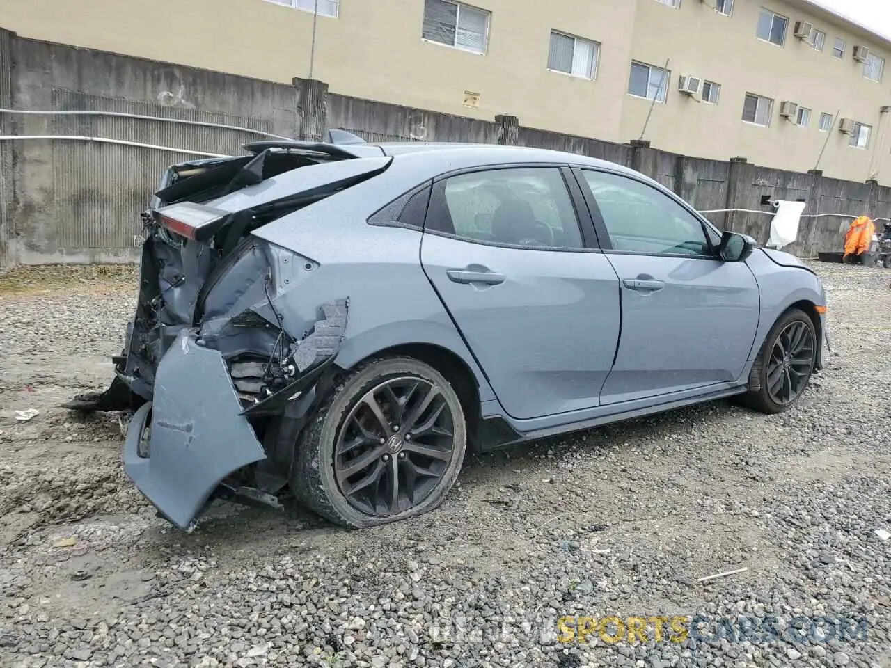 3 Photograph of a damaged car SHHFK7H45MU218803 HONDA CIVIC 2021