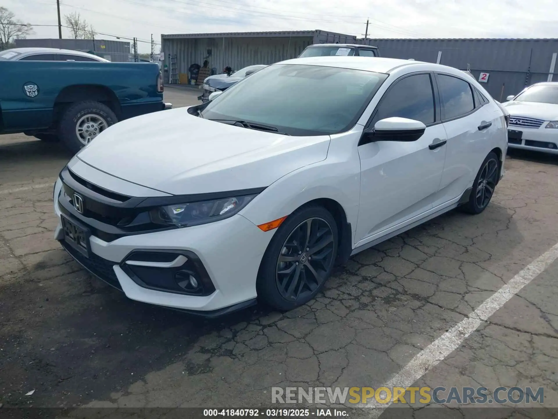 2 Photograph of a damaged car SHHFK7H46MU414023 HONDA CIVIC 2021