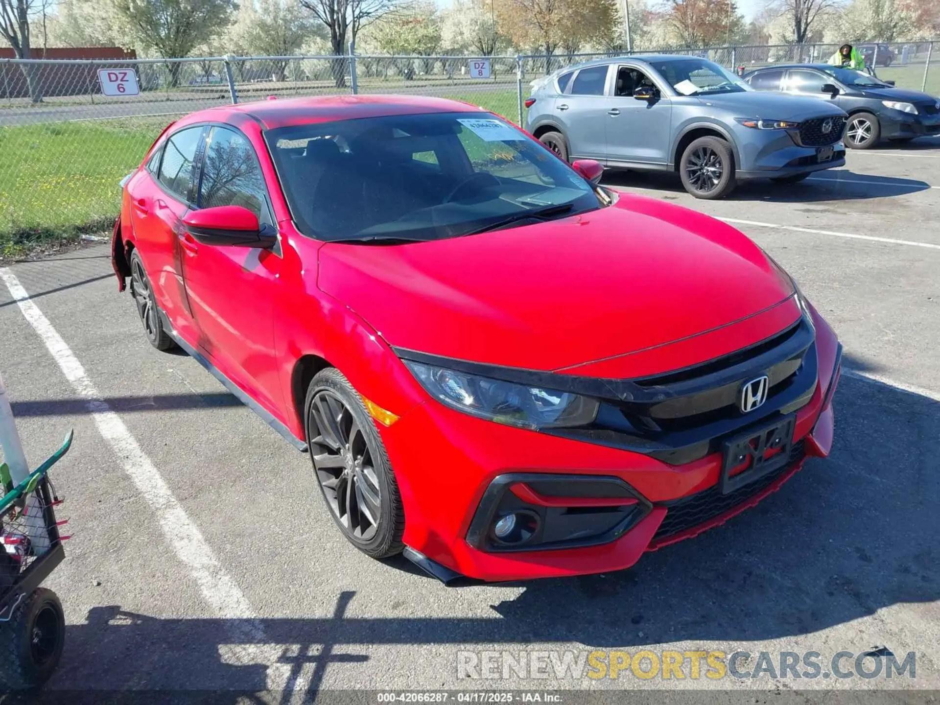 1 Photograph of a damaged car SHHFK7H47MU403080 HONDA CIVIC 2021