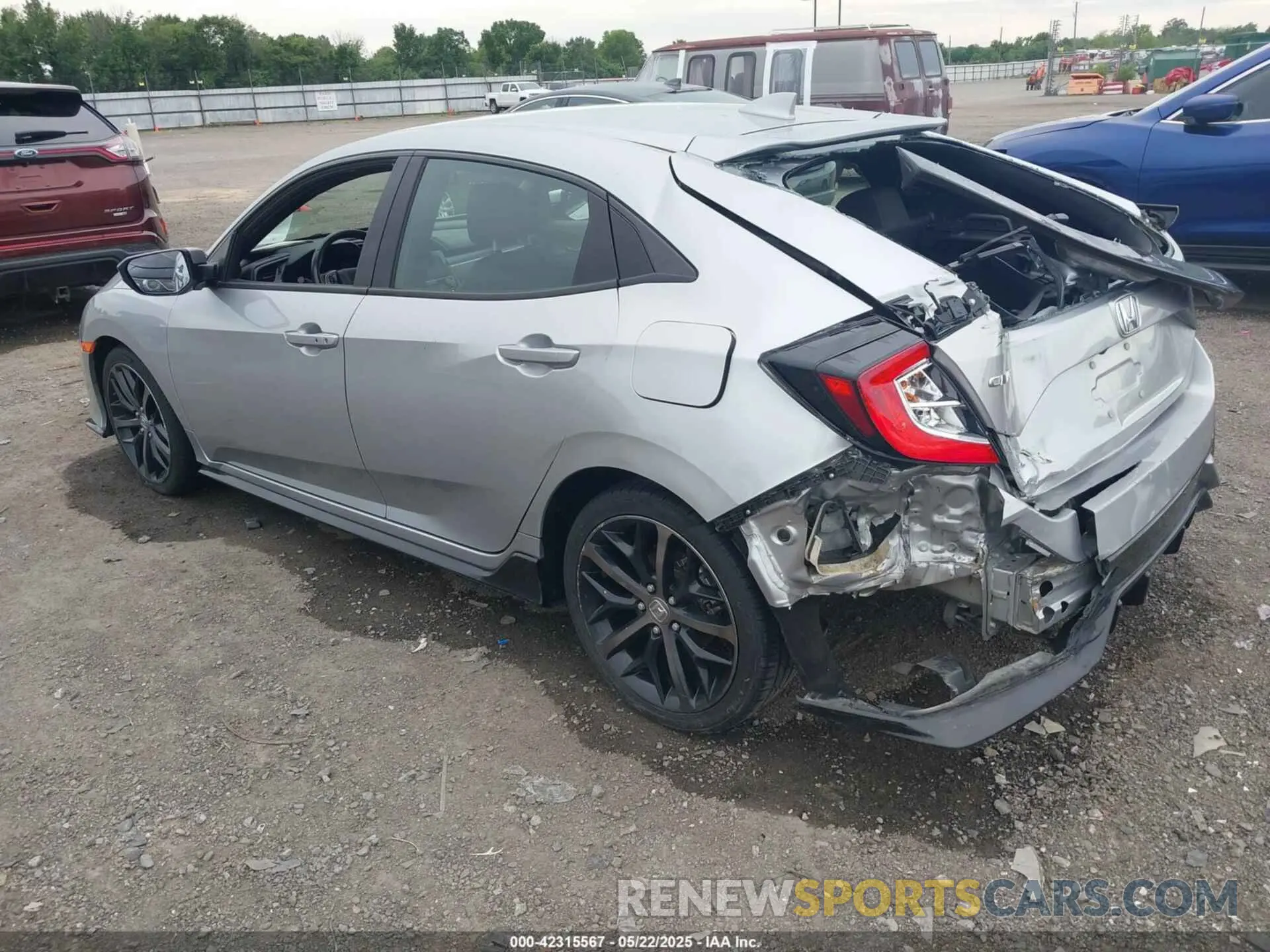 3 Фотография поврежденного автомобиля SHHFK7H48MU228712 HONDA CIVIC 2021