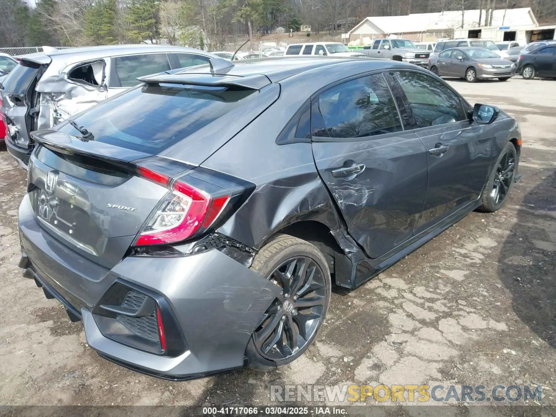 4 Фотография поврежденного автомобиля SHHFK7H49MU201504 HONDA CIVIC 2021